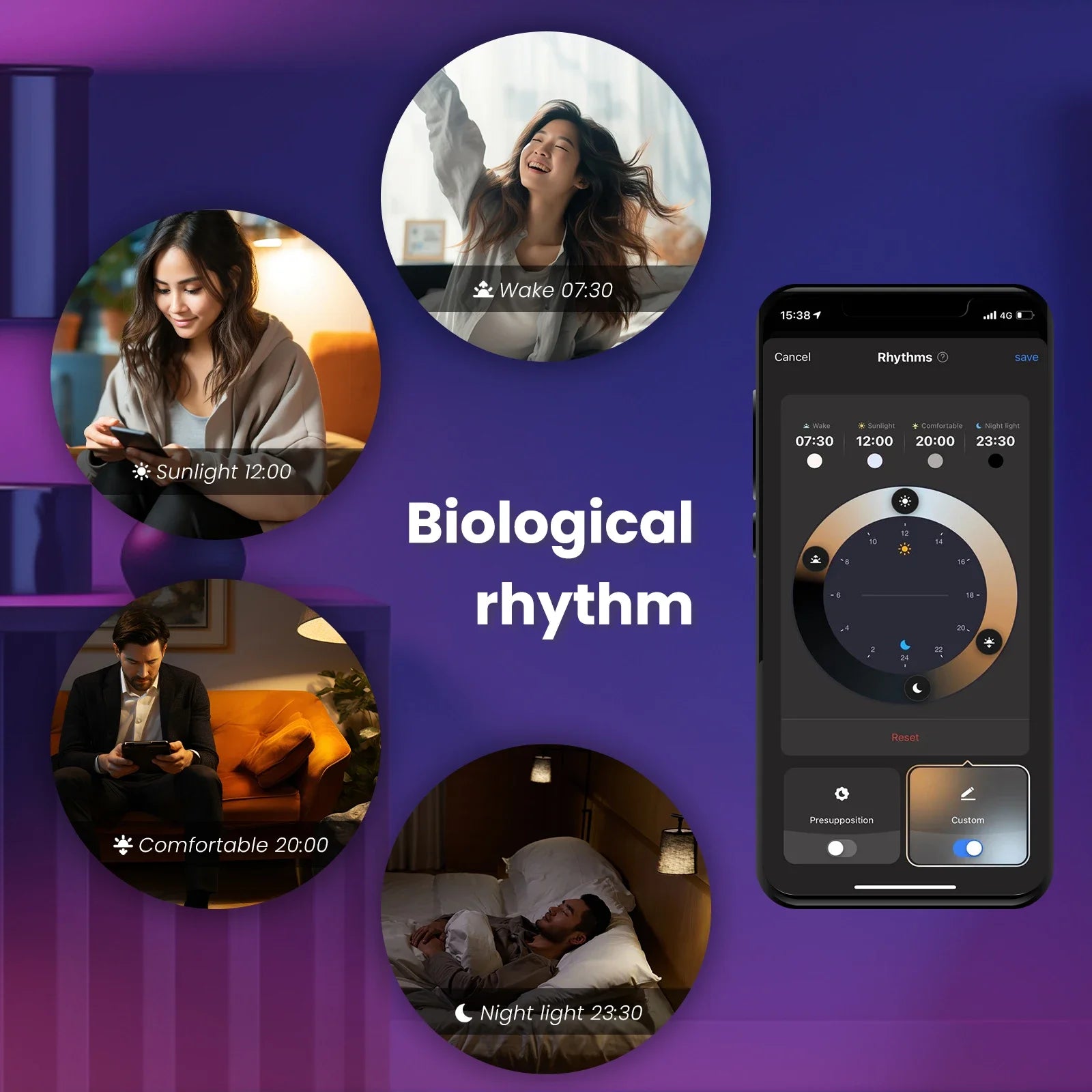 لمبة ذكية WiFi Matter RGB بتحكم صوتي - متوافقة مع Alexa وGoogle Home